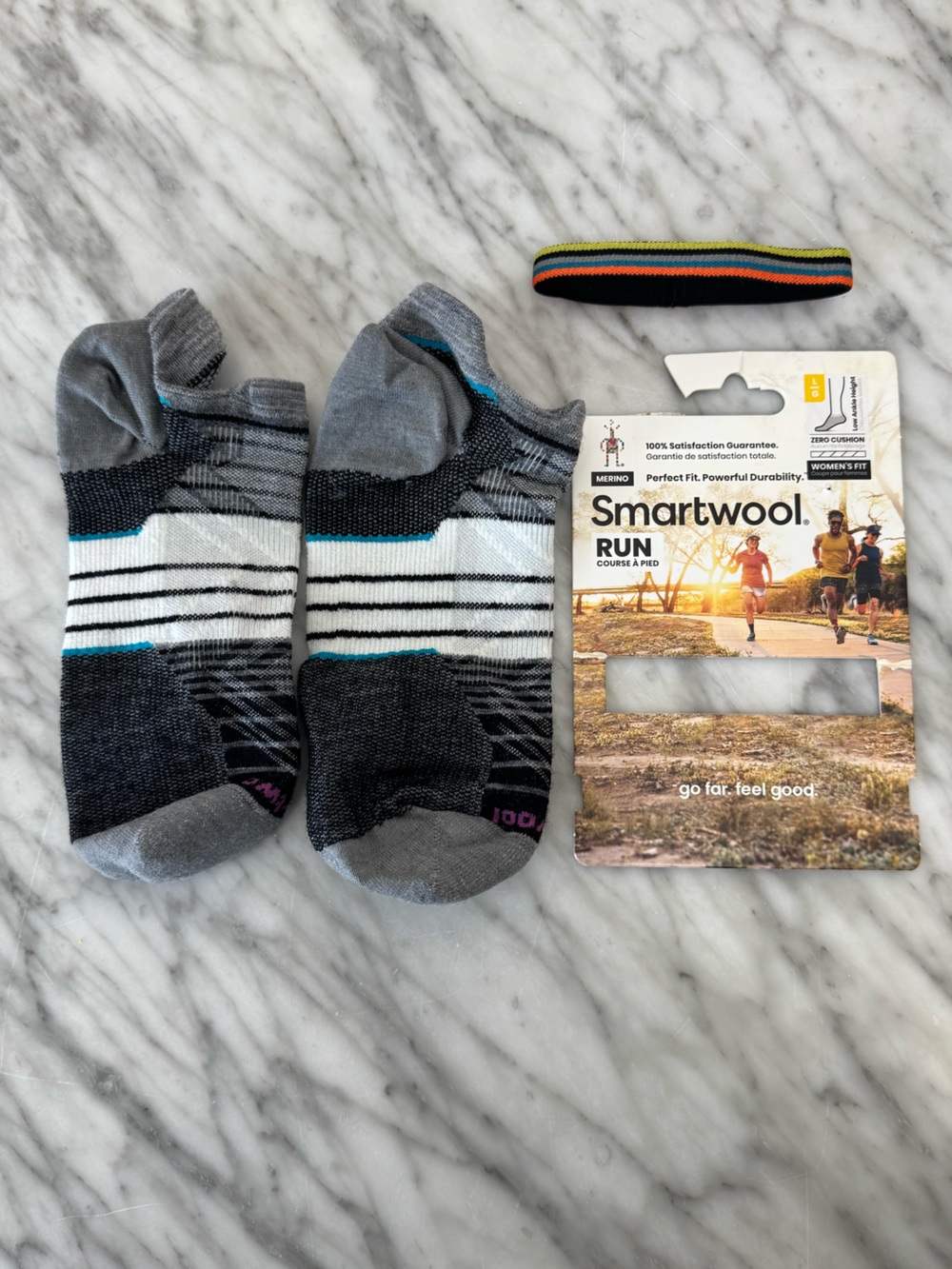 Smartwool, Merino Wool Blend Run Ankle Socks, Large
